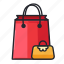 bag, e-commerce, paper bag, shop, shopping 