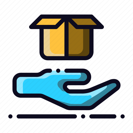 Care, delivery, hand, package, shipment icon - Download on Iconfinder