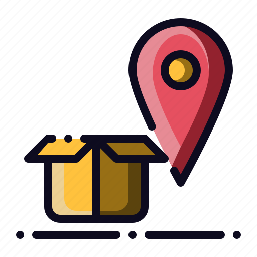 Ecommerce, locate, package, shipment, track icon - Download on Iconfinder
