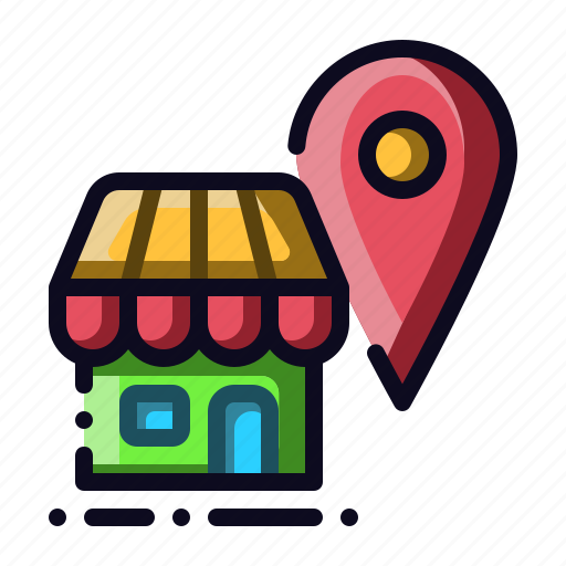 Location, map, shop, site, store icon - Download on Iconfinder