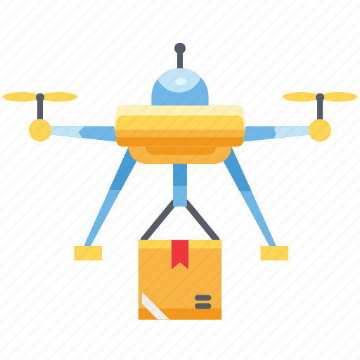 Delivery, drone, e-commerce, flight, shipment, transport icon - Download on Iconfinder