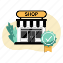 trusted, seller, verified, certificate, certification, online shop, store 