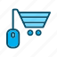 cart, mouse, shop, shopping 