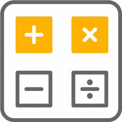 Calculation, operations, operator, calculator icon - Download on Iconfinder