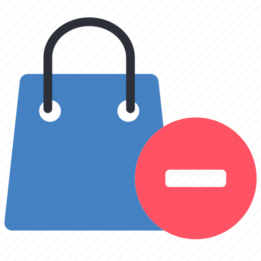 Bag, ecommerce, minus, shopping icon - Download on Iconfinder