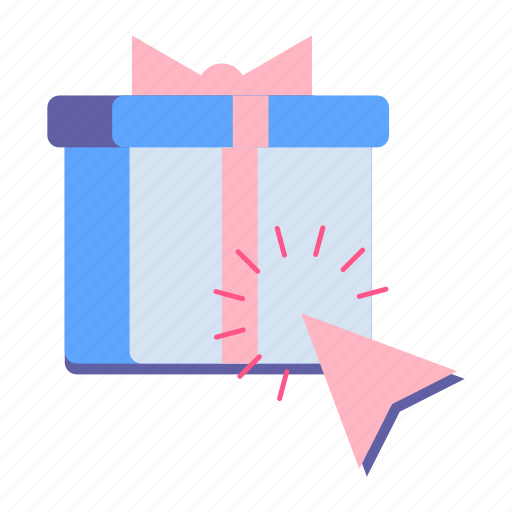 Box, click, ecommerce, gift, present, rewards, special icon - Download on Iconfinder