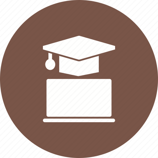 Degree, education, laptop, online, success, university, web icon - Download on Iconfinder