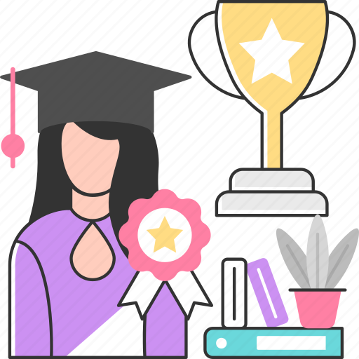 Best student, trophy, award, reward, badge, scholarship icon - Download on Iconfinder