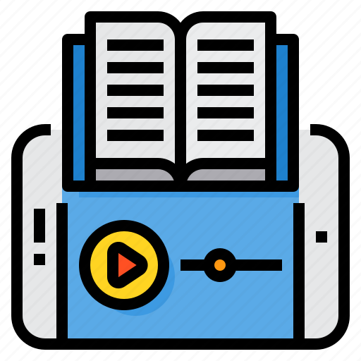 Audio, book, ebook, elearning, smartphone, study icon - Download on Iconfinder