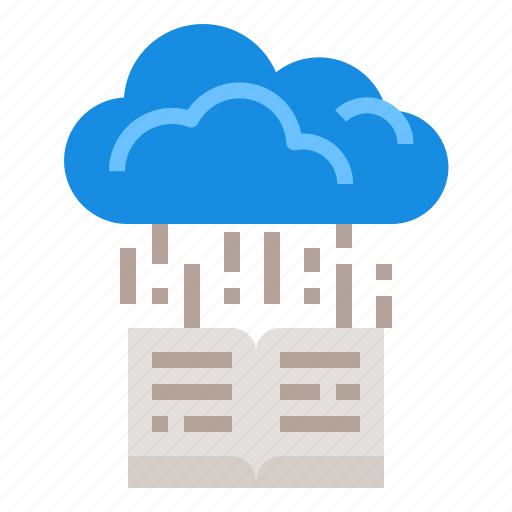 Books, cloud, library, online icon - Download on Iconfinder