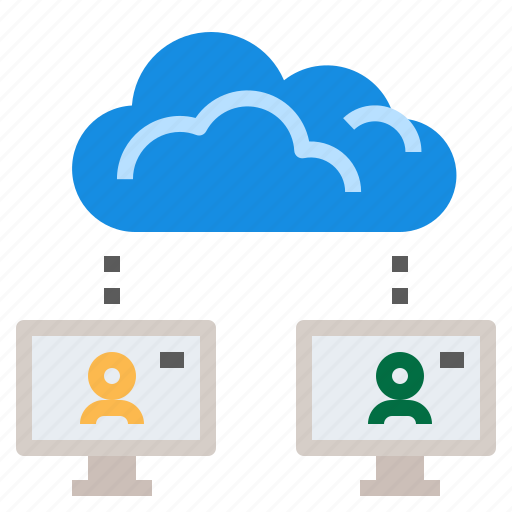 Cloud, computer, online, study icon - Download on Iconfinder