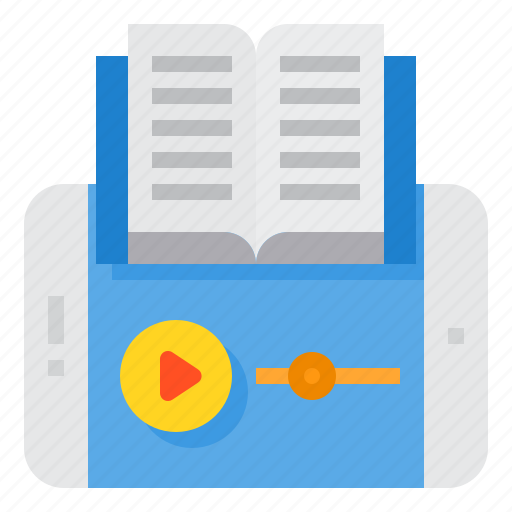 Audio, book, ebook, elearning, smartphone, study icon - Download on Iconfinder