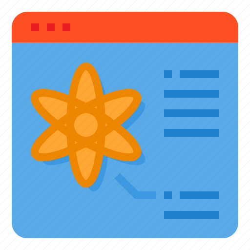 Browser, learning, online, science, technology icon - Download on Iconfinder