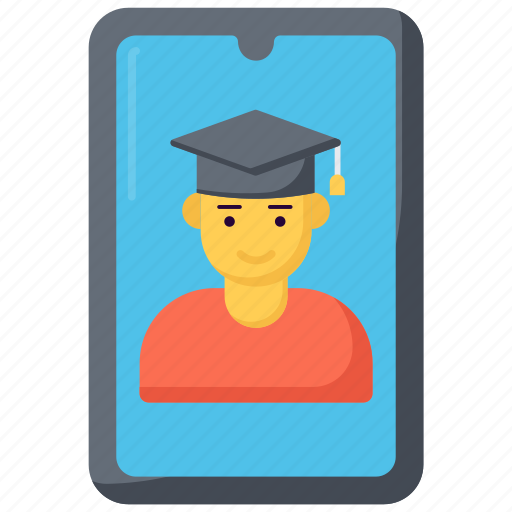 Online graduate, education, graduate, online, graduation, student icon - Download on Iconfinder