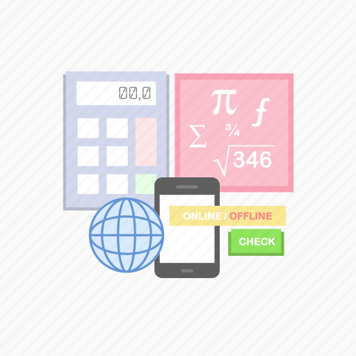 Calculator, e-learning, education, math, online, study, technology icon - Download on Iconfinder