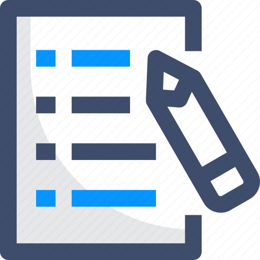 Document, notes, pen, task, write icon - Download on Iconfinder