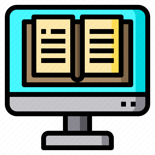 Book, education, online, document, computing, computer icon - Download on Iconfinder