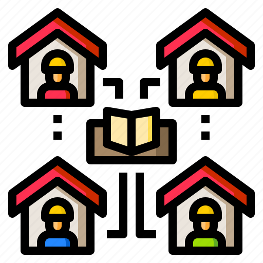 Book, learning, online, user, house, home icon - Download on Iconfinder