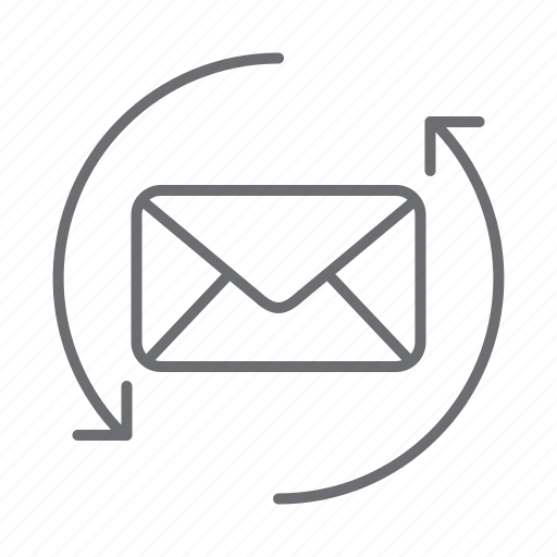 Redo, undo, mail, email, envelope icon - Download on Iconfinder
