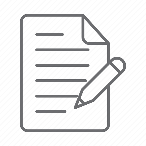 Write, text, pen, document, writing, paper, message icon - Download on Iconfinder