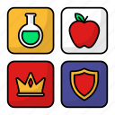 online, gaming, specifications, apple, chemical, shield, crown