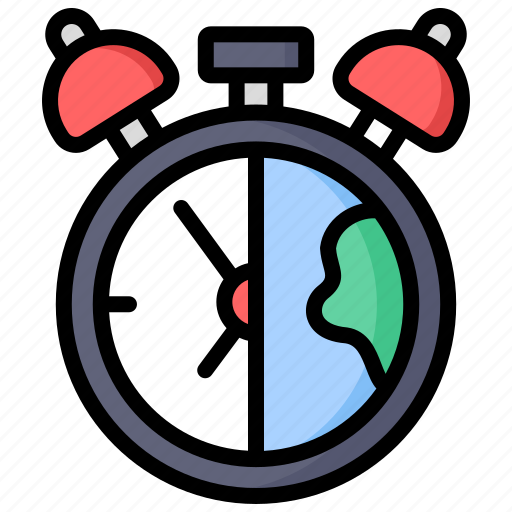 Earth, hour, alarm, clock, timer icon - Download on Iconfinder