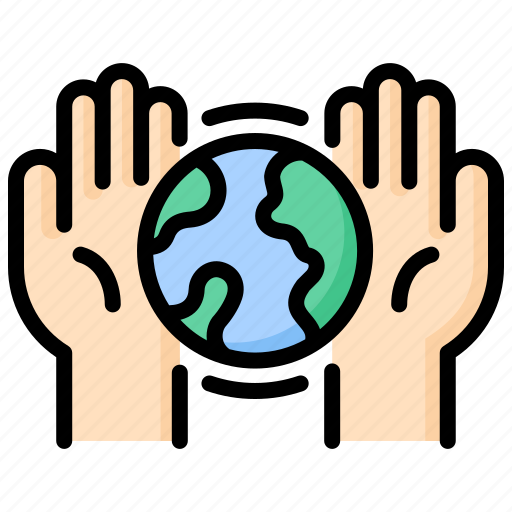 Earth, hour, save, care, hand icon - Download on Iconfinder