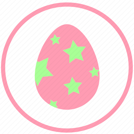 Decorate, easter, egg, food, stars, ornament icon - Download on Iconfinder