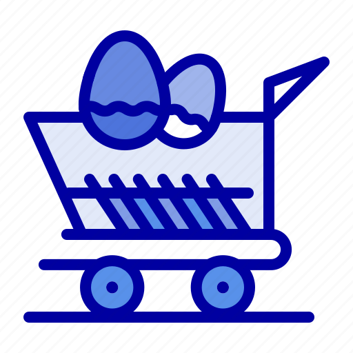 Cart, easter, shopping, trolley icon - Download on Iconfinder