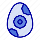 easter, egg, flower