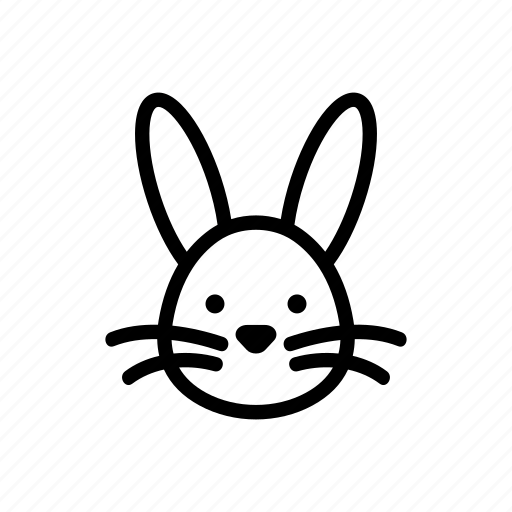 Animal, bunny, contour, drawing, easter, rabbit icon - Download on Iconfinder