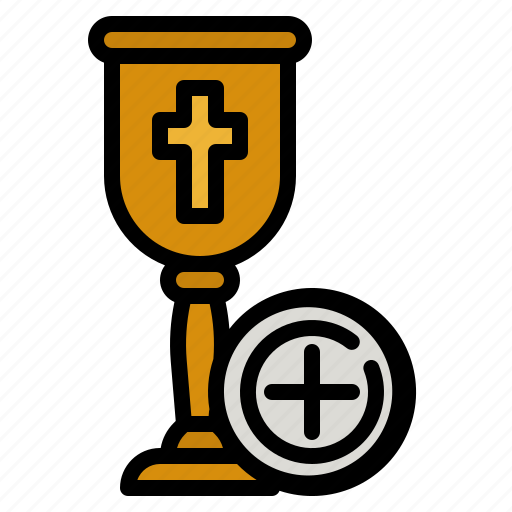 Eucharist, communion, church, wine, bread icon - Download on Iconfinder