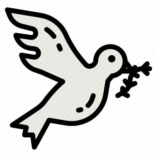 Dove, pigeon, peace, bird, wing icon - Download on Iconfinder