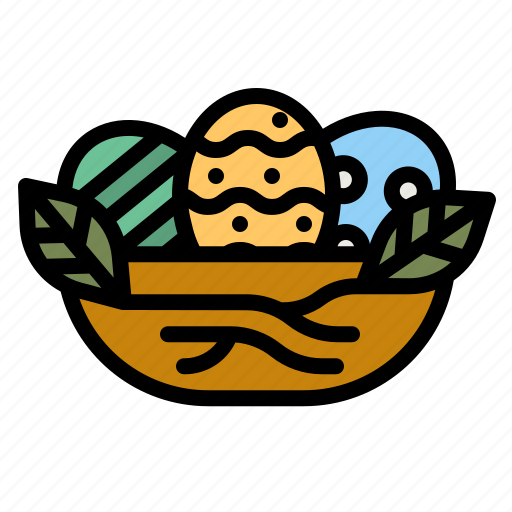 Easter, egg, nest, food, culture icon - Download on Iconfinder