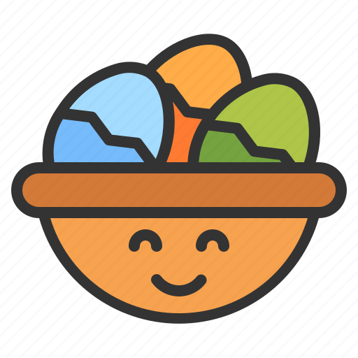 Nest, easter, eggs, plate icon - Download on Iconfinder
