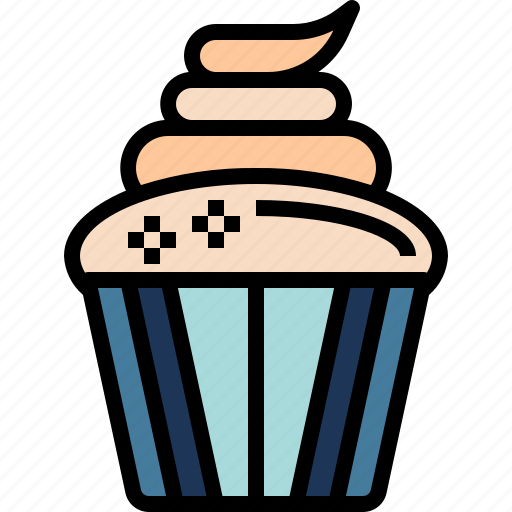 Muffin, cake, cupcake, dessert, sweet icon - Download on Iconfinder