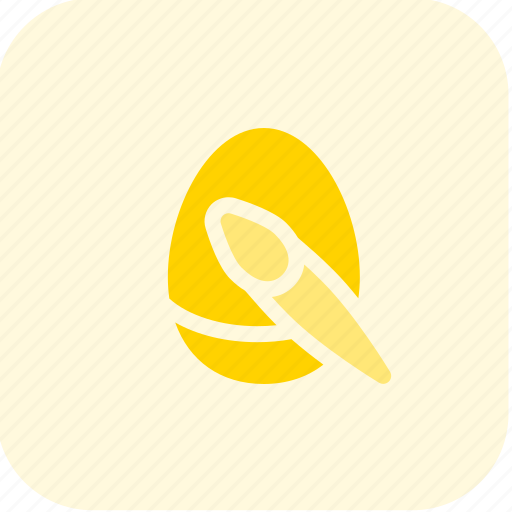 Egg, easter, brush, paint icon - Download on Iconfinder