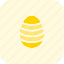 easter, egg, decoration, stripes