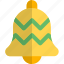 bell, decorative, holiday, easter, zig zag 