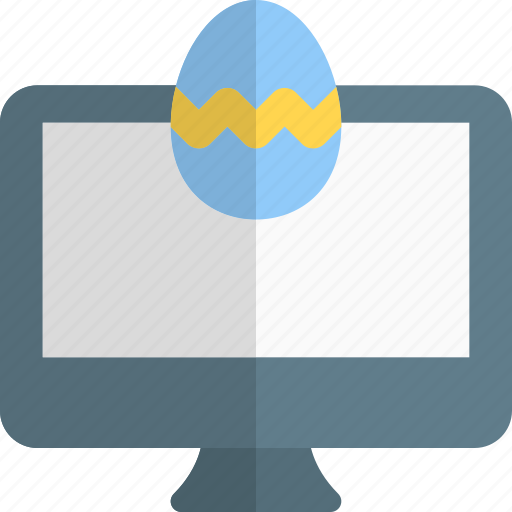 Desktop, easter, holiday, monitor, egg icon - Download on Iconfinder