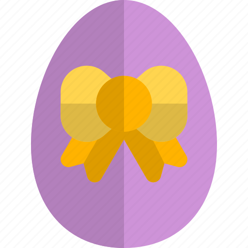 Egg, ribbon, holiday, easter, bow icon - Download on Iconfinder