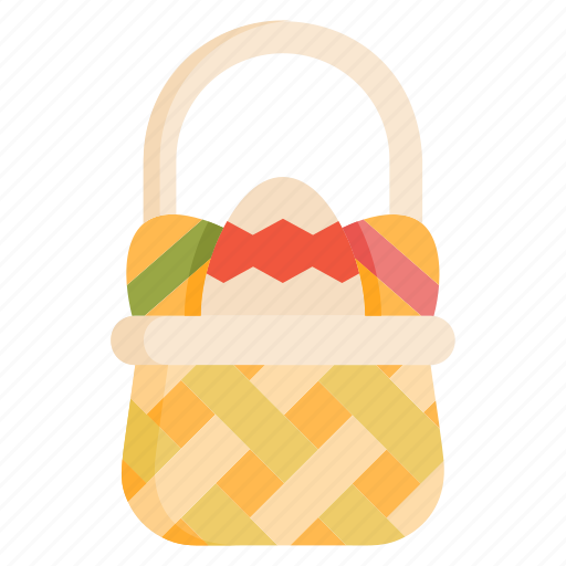 Easter, basket, egg, happy, gift, picnic icon - Download on Iconfinder