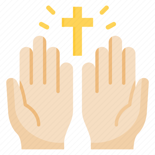 Pray, religion, hand, hope, prayer, god, christ icon - Download on Iconfinder