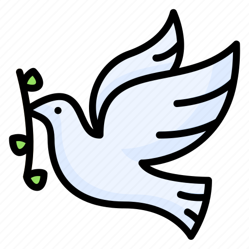 Dove, peace, flying, pigeon, faith, christian, bird icon - Download on Iconfinder