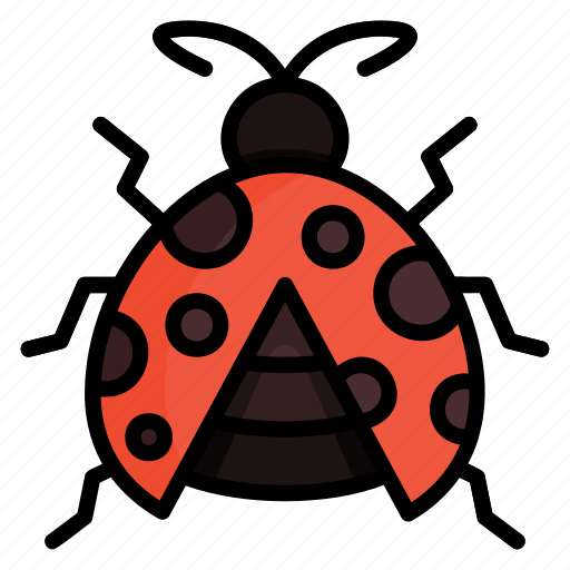 Ladybug, ladybird, animal, beetle, antenna, dot, bug icon - Download on Iconfinder