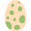 egg, easter, dinosaur, pattern, dot, cute, decoration 