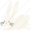 bunny, rabbit, easter, minimal, cute, laying, belly 