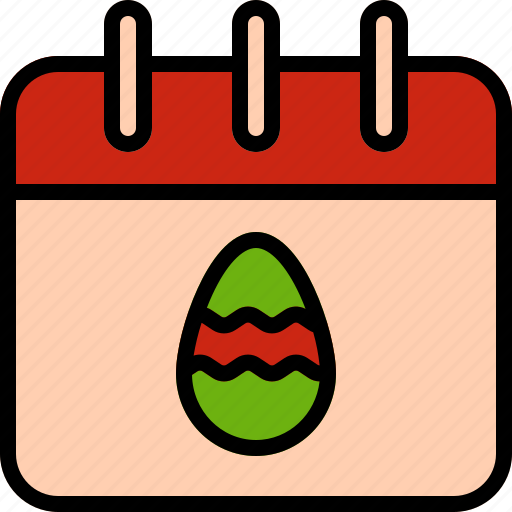 Calendar, color, easter, holiday, month icon - Download on Iconfinder