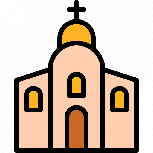 Church, color, easter, holiday, xmas icon - Download on Iconfinder