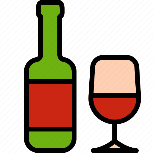 Alcohol, color, easter, holiday, wine, xmas icon - Download on Iconfinder